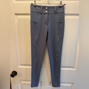 Free Ride Equestrian Pro breeches. size 24. Steel Blue. Full Seat.